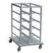 Steril-Sil E1-BSC-16 Aluminum System Basket Storage Drying Rack, 44" x 35" x 57" 1 image