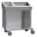 Steril-Sil E1-CRT36-1V1HP Dispensing Cart w/ (1) E1 Inserts, (1) Full Size Food Pan, (150) Trays, (4) 5" Glass Racks Capacity 1 image