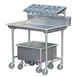 Steril-Sil E1-LSS-2H Mobile Dishtable Sorting Station w/ Basket Holder, Soak Sink, Backsplash 1 image
