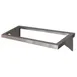 Steril-Sil E1-WDB-2H 304 Stainless Steel Wall Shelf, 35" x 12.5", 18 Gauge, #4 Finish, Angled Cutouts 1 image