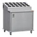 Steril-Sil ENC36-18RP Stainless Steel Silverware Cart w/ 18 Silverware Cylinders 1 image
