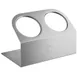 Steril-Sil HKS-2 Cantilever Silverware Dispenser, 2‑Hole, 304 Steel, Wall‑Mount, NSF, 4" Cutouts, USA 1 image