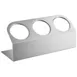 Steril-Sil HKS-3 Silverware Dispenser, 3-Hole, 4" Cutouts, Wall‑Mount, Stainless Steel, Made in USA 1 image