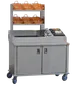 Steril-Sil KIT-ENC48-452 Mobile Merchandiser Counter with Silverware and Napkins 1 image