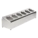 Steril-Sil LTC-6 Countertop Silverware Dispenser, 6-Hole, Stainless Steel, NSF, Made in USA 1 image