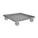 Steril-Sil MCD-301 Stainless Steel Milk Crate Dolly, 27"W x 27"D x 8"H, 4-Stack Capacity 1 image