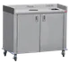 Steril-Sil MTC48-1-DMP Mobile Trash Recycling Counter 48"W x 33.75"D x 40"H Stainless Steel 1 image