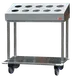 Steril-Sil OBC36-10 Open Base Tray & Silverware Cart, Holds (150) 14" x 18" Trays 1 image