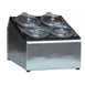 Steril-Sil TC-4SW Condiment Dispenser, 4-Hole, 2x2, Non-Insulated, Stainless Steel, Silver 1 image