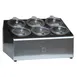 Steril-Sil TC-6SW Condiment Dispenser, 6-Hole (2x3), Non-Insulated, Stainless Steel, Silver 1 image