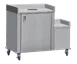 Steril-Sil TTR48-R Mobile Trash Counter, 48"W x 33.75"D x 40"H, Stainless, Single, 40‑Gallon 1 image