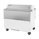 Beverage Air STF49HC-1-W 49" Dual Sided Milk Cooler, Forced Air, 12 Crates Capacity 2 image