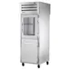 True STG1R-1HG/1HS-HC 27" 1-Section Reach-In Refrigerator w/ Glass & Solid Half Door, Top Mount, Stainless Steel Front-Aluminum Sides 1 image