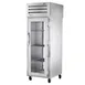 True STG1RPT-1G-1G-HC 1-Section Pass-Thru Refrigerator w/ Front Glass & Rear Glass Door, Stainless Steel Front-Aluminum Sides 1 image