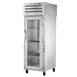 True STG1RPT-1G-1S-HC 27" 1-Section Pass-Thru Refrigerator w/ Front Glass & Rear Solid Door, Stainless Steel Front-Aluminum Sides 1 image