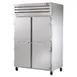 True STG2F-2S-HC 52.63" 2-Solid Door Reach-In Freezer, Top Mounted, 52 cu. ft., Stainless Steel Front, Aluminum Sides 1 image