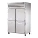 True STG2F-4HS-HC 52.63" 4-Half Door Reach-In Freezer, Top Mounted, 52 cu. ft., Stainless Steel Front, Aluminum Sides 1 image