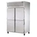 True STG2H-4HS 2-Section 4-Door “ Heated Holding Cabinet, Stainless Steel Front, 6-Shelf 1 image