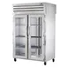 True STG2HPT-2G-2S 2-Section Pass-Thru Heated Holding Cabinet, 2 Glass & 2 Solid Doors, 6 Shelves, 208-230V 1 image