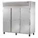 True STG3R-3S 77" 3-Section Reach-In Refrigerator w/ 3 Solid Doors, Top Mount, Stainless Steel Front-Aluminum Sides 1 image