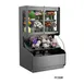 Structural Concepts FC3DR - Allure Refrigerated Merchandiser, 74" W, Black, Glass Doors, 10 Buckets 1 image