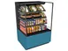 Structural Concepts NR7255RSSV 71" Vertical Self-Serve Open Air Merhandiser in Black, Self Contained, 3 Shelves 1 image