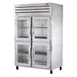 True STR2H-4HG 2-Section Reach-In Heated Holding Cabinet, 2-Glass Half Doors, Stainless Steel Finish 1 image