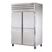 True STR2HRT-2S-2S 2-Section Roll-Thru Heated Holding Cabinet, Stainless Steel, 4kW, Fits 27"×29"×66" Carts 1 image