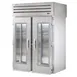 True STR2RRI-2G-HC 68" 2-Section Roll-In Refrigerator w/ 2 Glass Doors, Stainless Steel 1 image