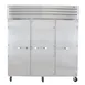 True STR3R-3S 77" 3-Section Reach-In Refrigerator w/ 3 Solid Doors, Top Mount, Stainless Steel 1 image