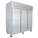 True STR3R-3S 77" 3-Section Reach-In Refrigerator w/ 3 Solid Doors, Top Mount, Stainless Steel 3 image