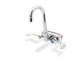 Steel Works SWFW-4-4GWRLL Faucet, Wall Mount, Gooseneck, 4" Center, 4" Spout 1 image