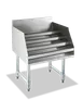 Steel Works SWLDR-1836 Underbar Raised Liquor Bottle Display Unit 1 image