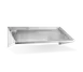 Steel Works SWSLANT-21-318 Solid Wall Mount Stainless Steel Slant Shelf 1 image