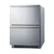 Summit ADFD2D24 24" Indoor/Outdoor Undercounter Freezer w/ 2 Drawers, 3.5 cu.ft. 1 image