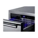 Summit ADRD18OS 18" Outdoor Undercounter Refrigerator w/ 2 Drawers, Stainless Steel, 3.4 cu.ft. 4 image