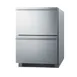 Summit ADRD24 24" Indoor/Outdoor Undercounter Refrigerator w/ 2 Drawers, 4.8 cu.ft. 1 image