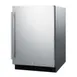 Summit AL54CSS 24" Built-in Undercounter Refrigerator, Stainless Steel, 4.8 cu. ft. 1 image