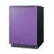 Summit AL54P 23" Built-in or Freestanding Undercounter Freezer w/ Lavender Purple Door, 4.8 cu. ft. 1 image