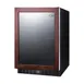 Summit AL57GPNR 24" Built-in or Freestanding Beverage Center with Glass Door, 5 cu.ft 2 image