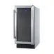 Summit ALBV15CSS Undercounter Beverage Center w/ Glass Door, 2.3 cu.ft 1 image