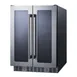 Summit ALFD24WBV 23" Glass Door Wine Refrigerator, Dual Temperature, 21 Bottles 1 image