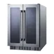 Summit ALFD24WBVCSS 23" Glass Door Wine Refrigerator, Dual Temperature, 21 Bottles 1 image
