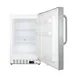 Summit ALFZ36CSS 20" Built-in or Freestanding Undercounter Freezer, Stainless Steel, 2.68 cu. ft. 3 image