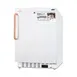 Summit ALFZ36LMCTBC 19.75" Undercounter Breast Milk Freezer w/ Copper Handle, White, 2.68 cu. ft. 1 image