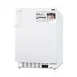 Summit ALFZ36MC 19.75" Undercounter Breast Milk Freezer, White, 2.68 cu. ft. 1 image