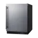 Summit ALFZ51 23" Built-in or Freestanding Undercounter Freezer w/ Solid Door, 4 cu. ft. 1 image