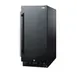 Summit ALR15B 15" Built-in or Freestanding Undercounter Refrigerator in Black, 2.2 cu. ft. 1 image