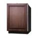 Summit ALRF49BIF 19" Undercounter Refrigerator Freezer in Black, w/ Panel Ready Door, 2.68 cu. ft. 1 image