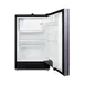 Summit ALRF49BIF 19" Undercounter Refrigerator Freezer in Black, w/ Panel Ready Door, 2.68 cu. ft. 4 image